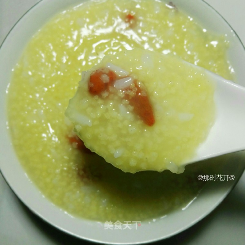 Two-meter Wolfberry Porridge recipe