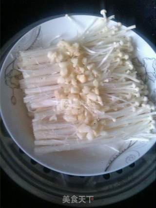 Steamed Enoki Mushroom recipe
