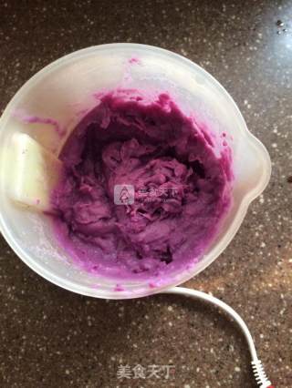 Milky Purple Sweet Potato Bean Paste recipe