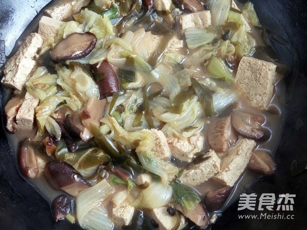 Vegetable Stew with Frozen Tofu and Mushrooms recipe