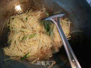 Green Pepper and Potato Shreds recipe