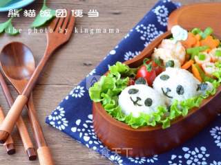 Panda Onigiri Bento recipe