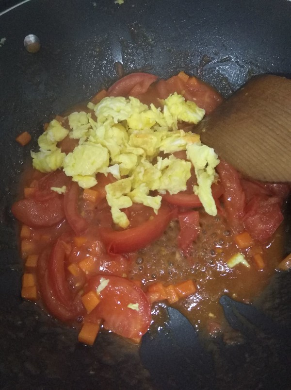 Red Prosperous Fire Fried Noodles#lunch recipe