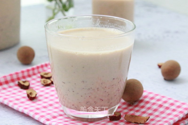 Longan and Red Date Milk Drink recipe