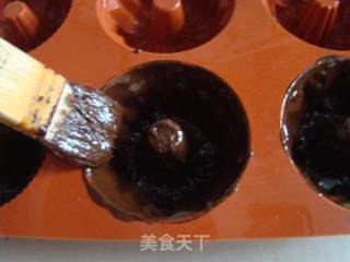 Chocolate Honey Bean Ice Cream Mooncake recipe