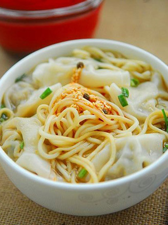 Sour Soup Wantan Noodles recipe