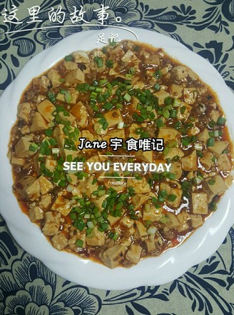 Sichuan Style Mapo Tofu recipe