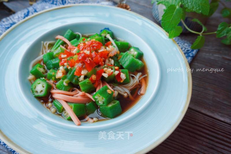 Gumbo and Enoki Mushroom recipe