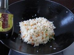 Fried Rice with Shrimp and Preserved Egg recipe