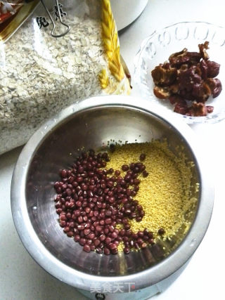 Red Bean Oats Millet Paste recipe