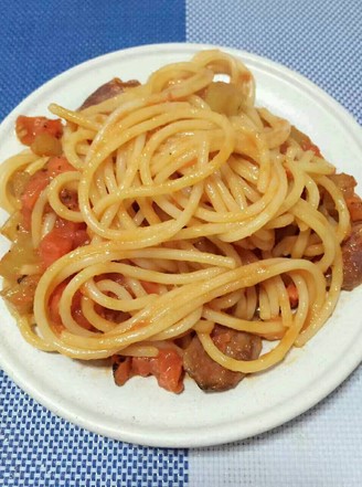 Spaghetti with Tomatoes recipe