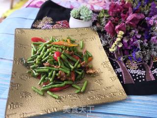 Stir-fried Cowpea with Oil Pile recipe
