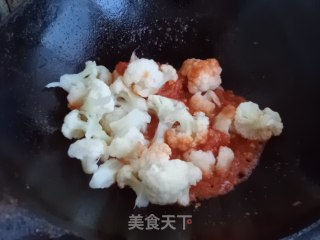 Cauliflower with Tomato Sauce recipe