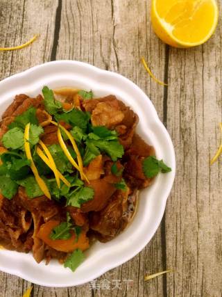 Fresh Orange Red Braised Lamb recipe