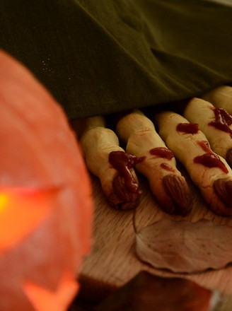 Halloween Finger Cookies recipe