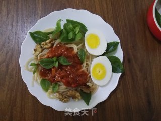 Pasta with Tianqi Walnut Meat Sauce recipe