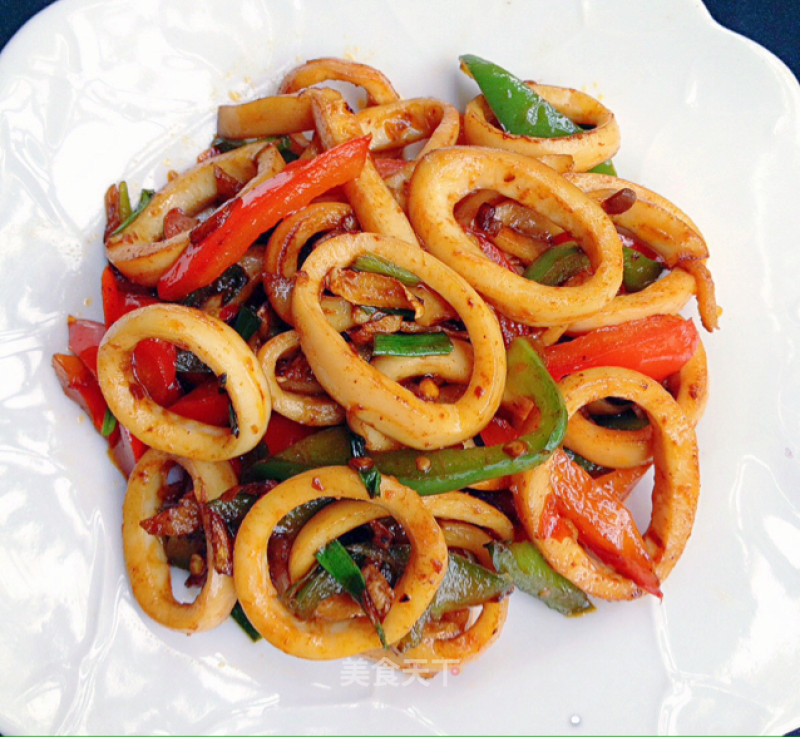 Spicy Fried Squid recipe