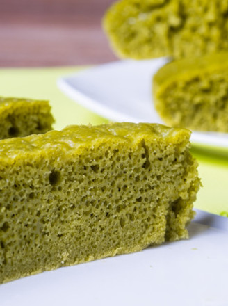 Matcha White Sugar Cake-green Tea Lunjiao Cake recipe