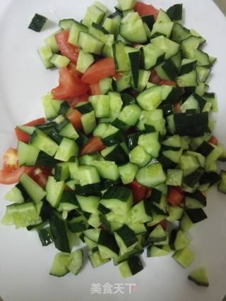 Cucumber Tomato Corn Salad recipe