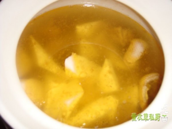 Yam Sour Radish Laoya Soup recipe