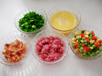 Fried Rice with Meat recipe