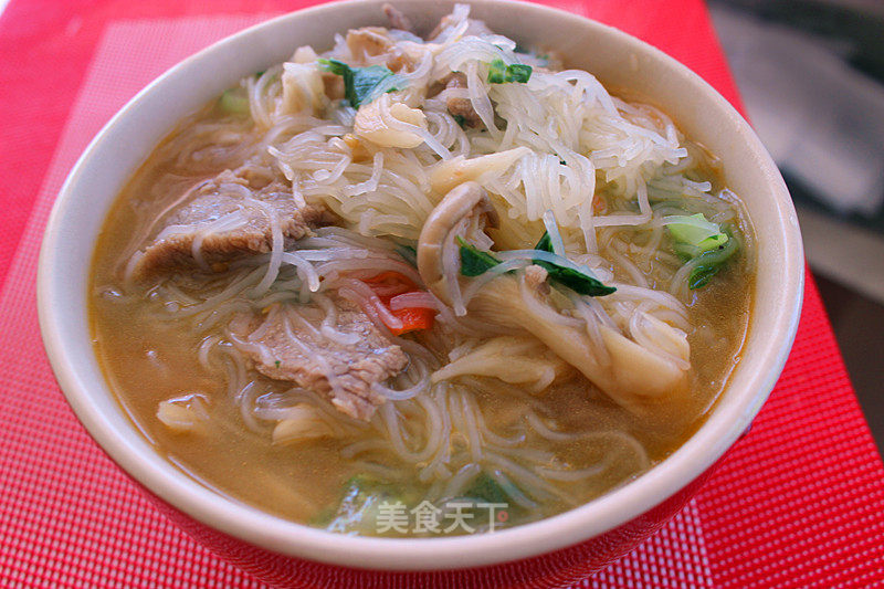 Beef and Mushroom Noodles recipe