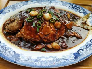 Braised Golden Pomfret recipe