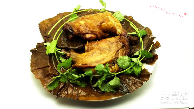 Crispy Chicken Drumsticks with Lotus Leaf recipe