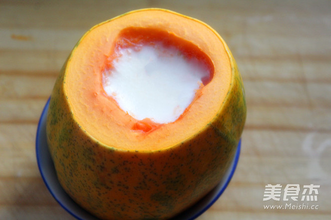 Papaya Coconut Milk Jelly recipe