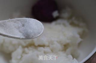 Purple Sweet Potato Rice Ball recipe