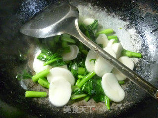 Stir-fried Rice Cake with Canola recipe