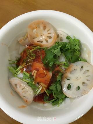 Cold Lotus Root with Sweet and Spicy Sauce recipe