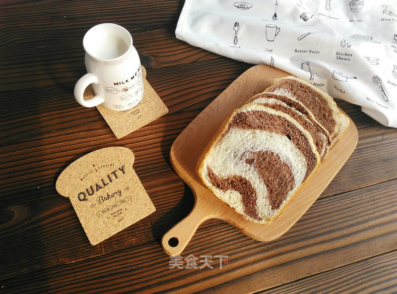 #东岭 Bread机# Dongling Hot Cyclone Two-color Toast recipe