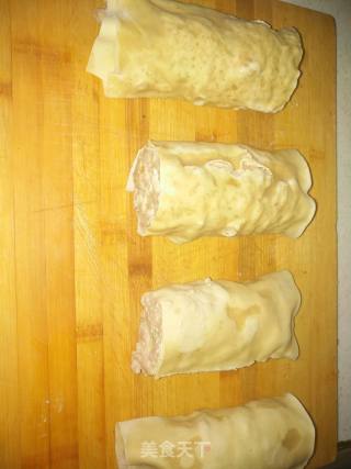 Bean Curd Meat Roll recipe