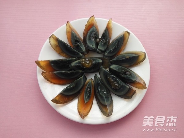 Songhua Egg with Ginger Sauce recipe