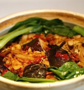 Mushroom Tofu Pot recipe