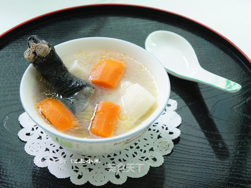 Fresh Chinese Yam Black Chicken Soup recipe