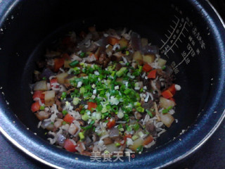 Mushroom Carrot Lamb Stew Rice recipe