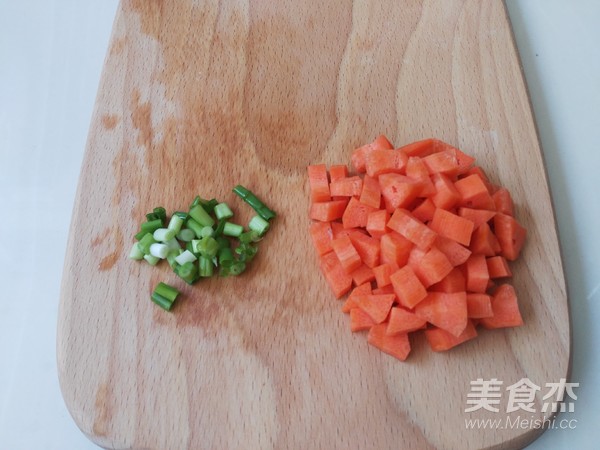 Shrimp Multicolored Fried Rice recipe