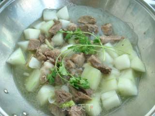 Lean Meat and Winter Melon Soup recipe