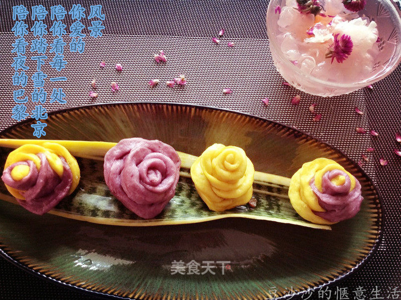 Rose Flower Buns recipe