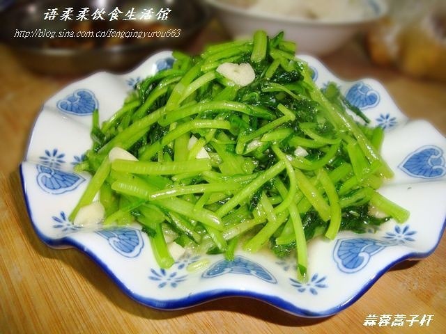 Garlic Artemisia Stalks recipe