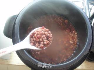 Condensed Milk, Red Bean and Barley Soup recipe