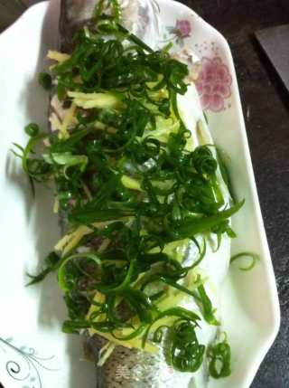Cantonese Style Steamed Sea Bass recipe