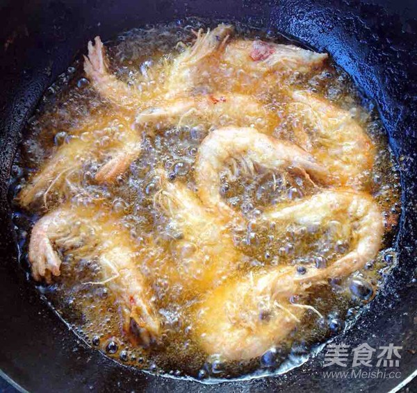 Fried Sea Prawns recipe