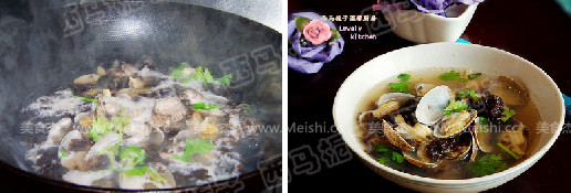Clam Seaweed Soup recipe