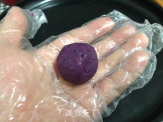 #四session Baking Contest and is Love to Eat Festival#purple Sweet Potato Yam Cheese Balls recipe