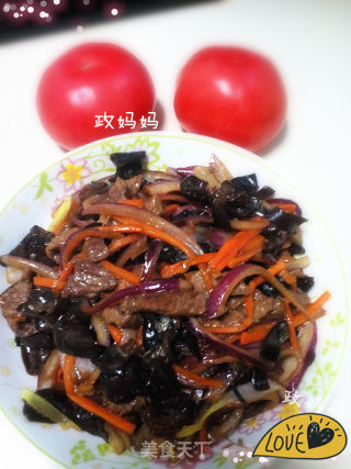 Shredded Beef with Onion Fungus recipe