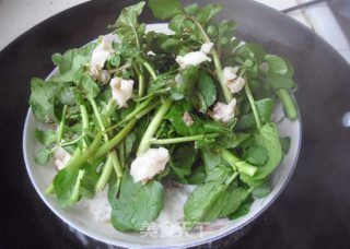 Fancy Rice-steamed Rice with Watercress and Egg recipe