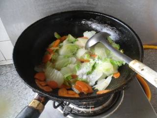 Braised Chinese Cabbage with Meat Sausage recipe